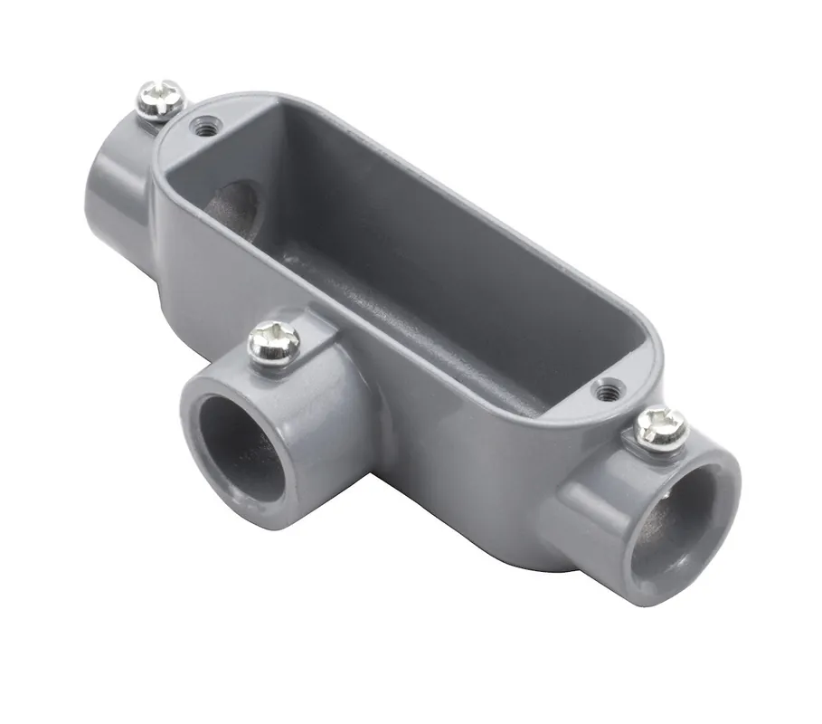 Topaz ET7 2-1/2 inches Aluminum EMT "T" Conduit Body (1 Pack)