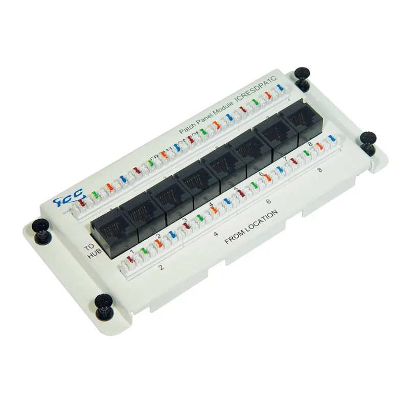 Icc ICRESDPA1C data module premier series CAT5e 8-port