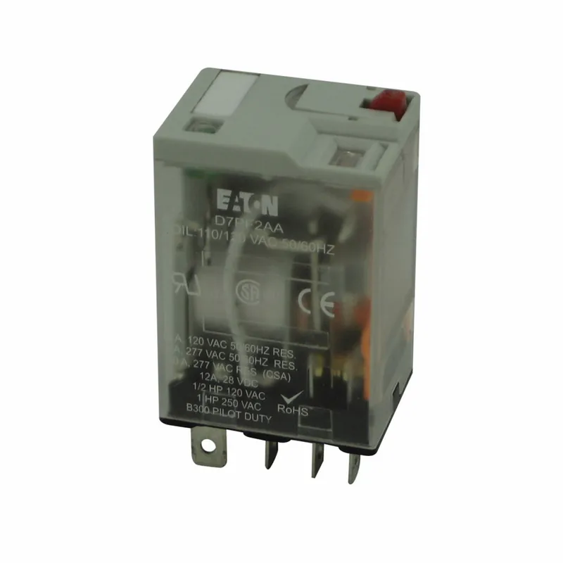 Eaton D7PF2AT D7 Series General Purpose Plug-In Relay 24V