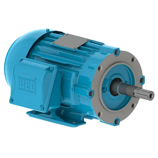 Weg 00518ET3P184JM-W22 5HP 1750RPM 182/4JM TEFC 200VAC 3PH Pump Motor REPLACEMENT: 00518EP3P184JM-W22