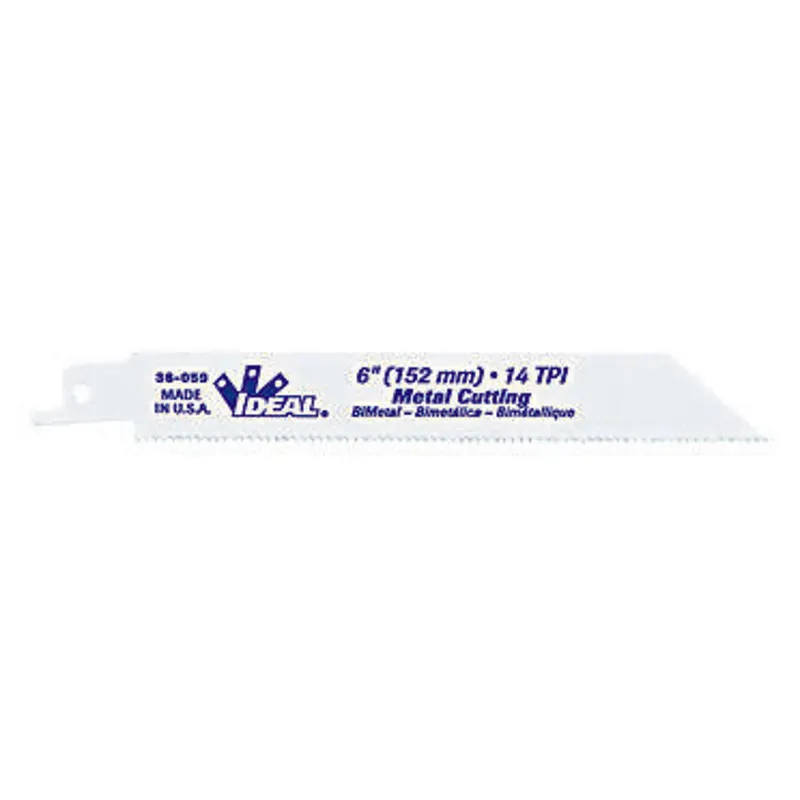 Ideal 36-055 Blade, Reciprocating, Metal Cutting, 4 IN