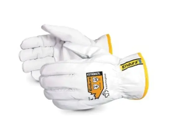 Superior 378GKGTL-XL White Winter Goat Grain Driver Glove XL