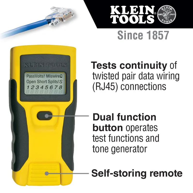 Klein Tools VDV026-812 Modular LAN Installer Starter Kit, 5 Pieces