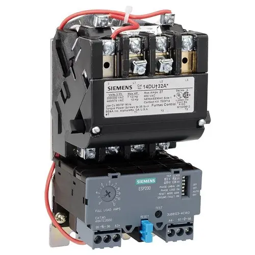 Siemens 14DUB32AA Starter FVNR SZ1 0.75-3.4Amps Open 120/2