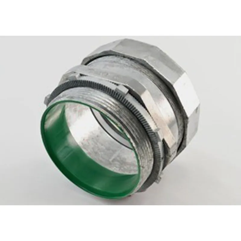 Bridgeport 258-DCI2 Connector, Compression, Zinc Die Cast, 3 1/2 Inch