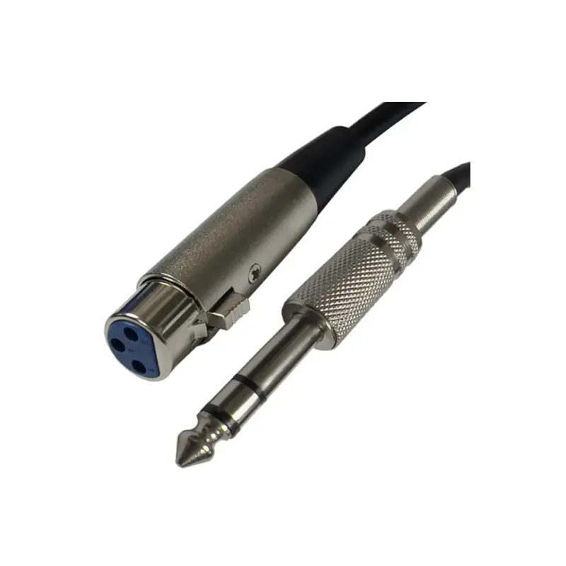 Calrad 10-148-6 Female XLR to 1/4 inches Stereo Plug 6 ft. Long