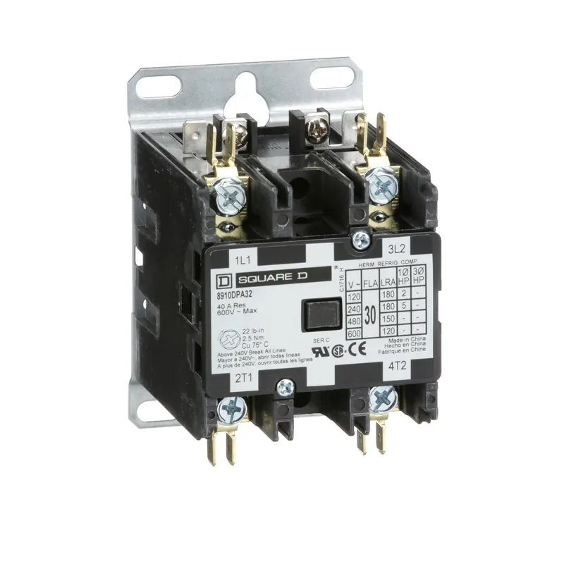 Square D 8910dpa32v04 definite purpose contactor 30 amp