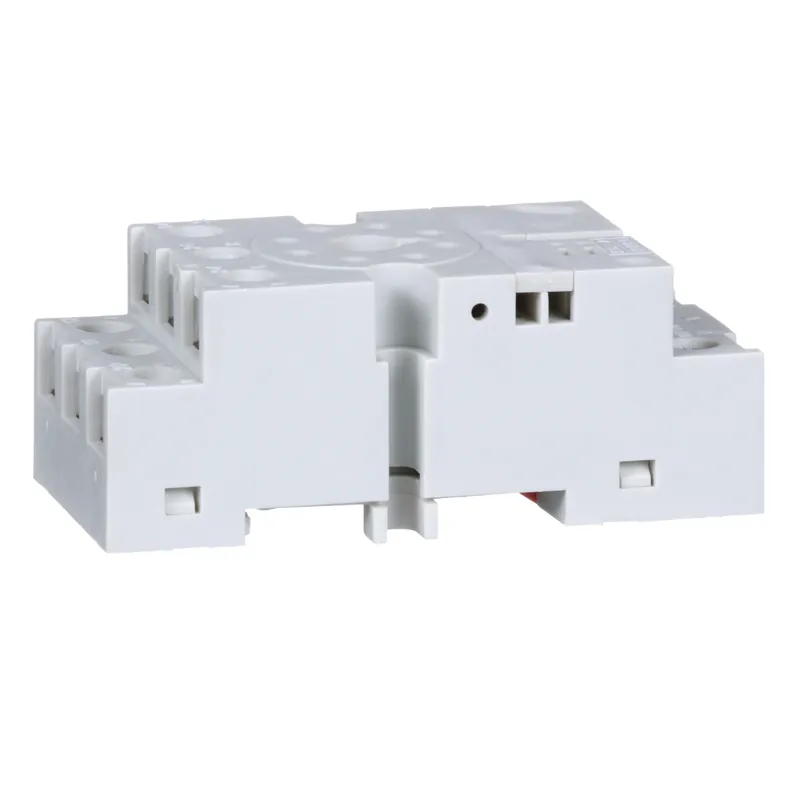 Square D 8501NR52 Relay Socket 300 VAC 10 Amp Din Rail/Direct Panel Mount Double Tier