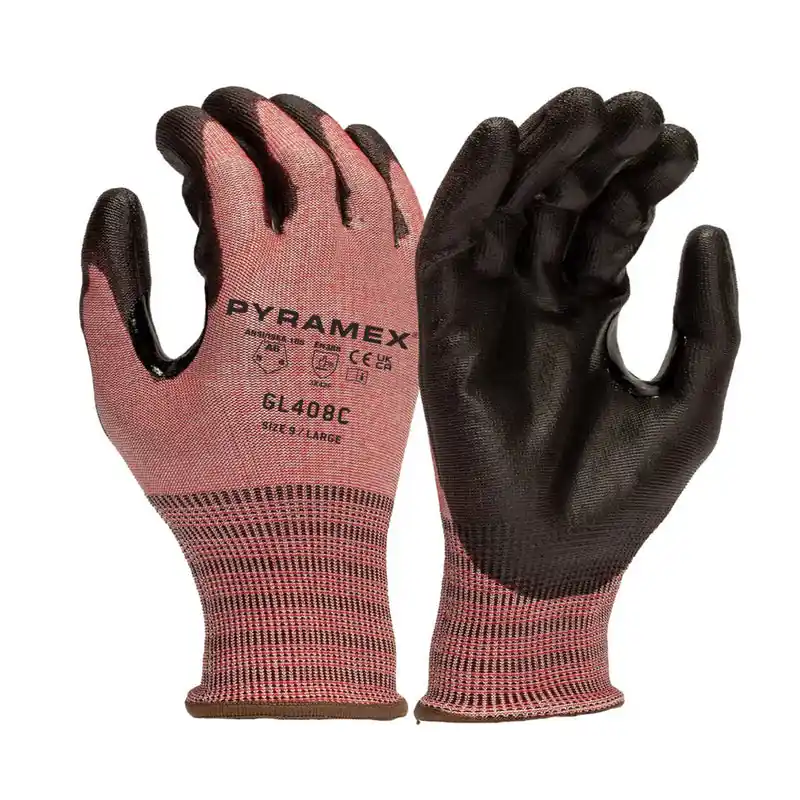 Pyramex GL408C A6 Cut Polyurethane Dipped Gloves (2XL)