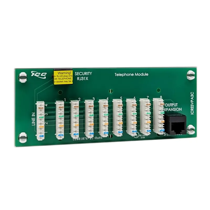 Icc ICRESVPA1C Telephone Expansion Module with Steel Bracket in RJ-31X and Ports