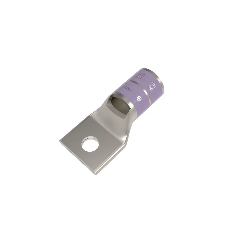 Burndy YA28-L2 Compression Terminal 4/0 AWG 1-Hole 1/4 inches Stud
