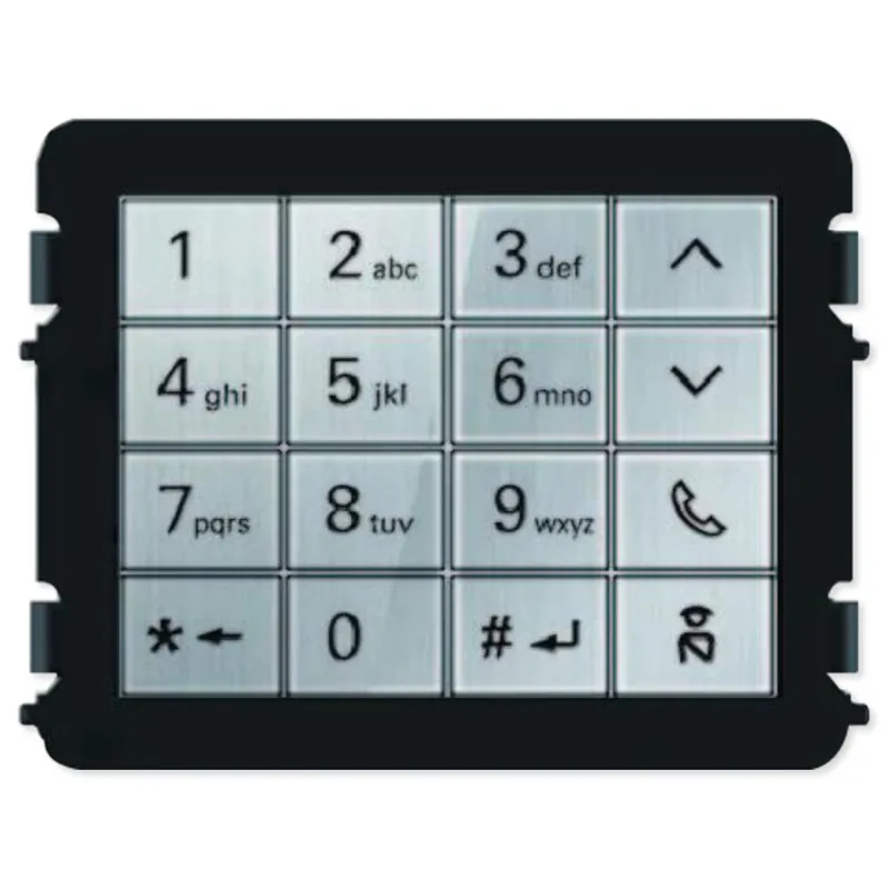 Abb M251021K-A Keypad Module With A-Z Letters, Integrated Call House Number and Call Guard Unit Feature, Aluminum Alloy
