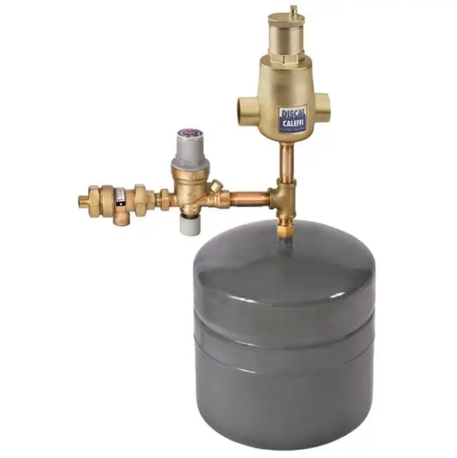 Caleffi NA553376 Boiler Trim Kit wi/ ASSE 1012 Backflow Preventer, 4.4 Gal Expansion Tank
