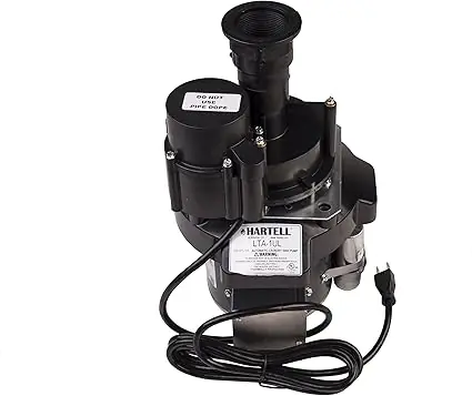 Hartell LTA-1-ABC Utility Pump Laundry Automatic 1/8HP 115V