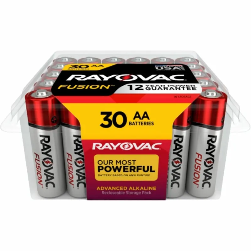 Rayovac 815-30PPFUSK Fusion Premium Alkaline AA 30/Pack