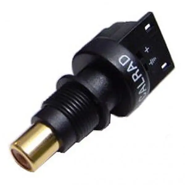 Calrad 30-308K-S solderless RCA jack, keystone & chassis mount