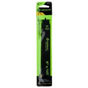 Greenlee 353-814 Recip Bld 8X14T 2Pk