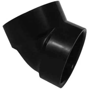 Lesso America LN321-020LB ABS DWV 45 Degree Hub x Hub Elbow