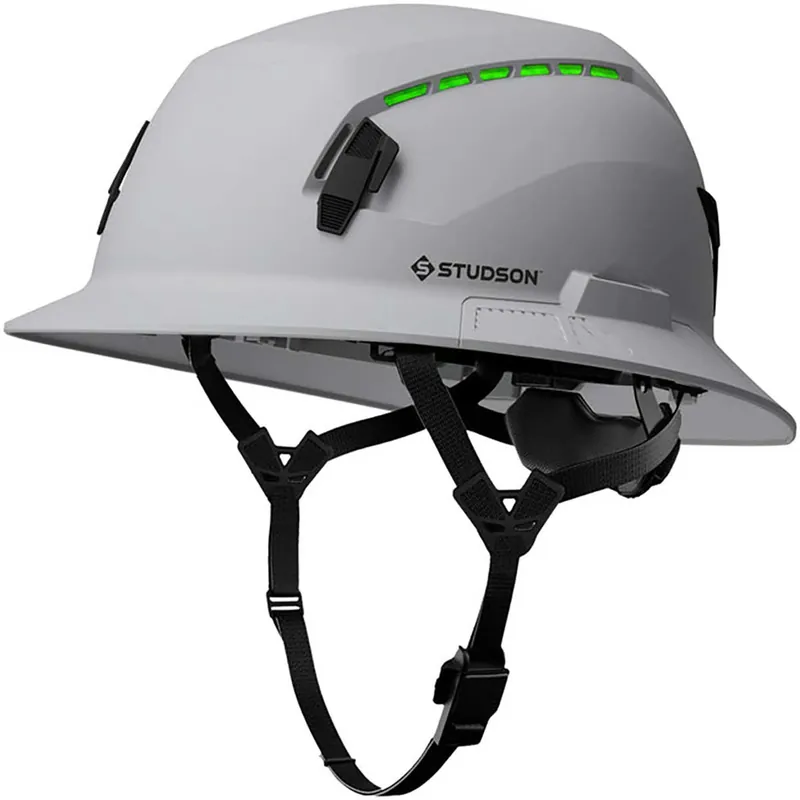 Studson SHK1-FB-CG Full Brim Vented Class C Type II Safety Helmet