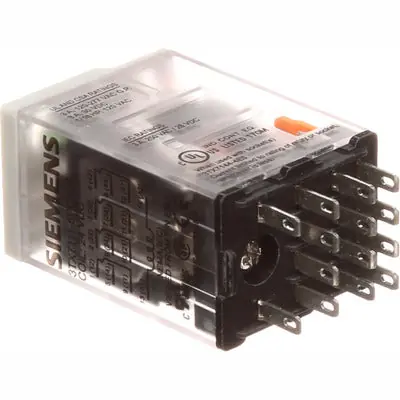 Siemens 3TX71115PC03B Premium Bifurcated Relay - 4PDT - 3A - 24VDC