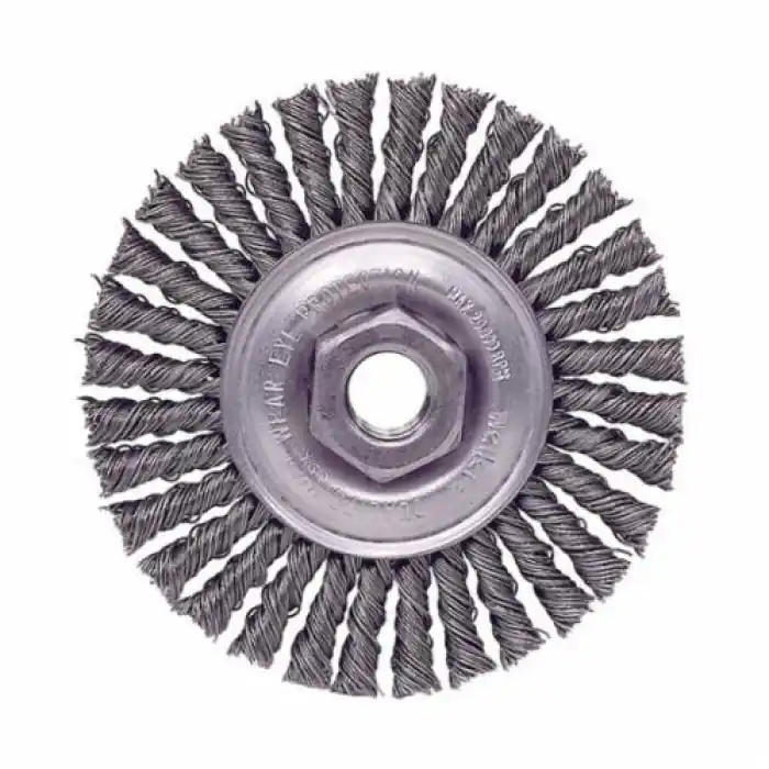 Weiler 13127 Roughneck Wheel Brush 4 in