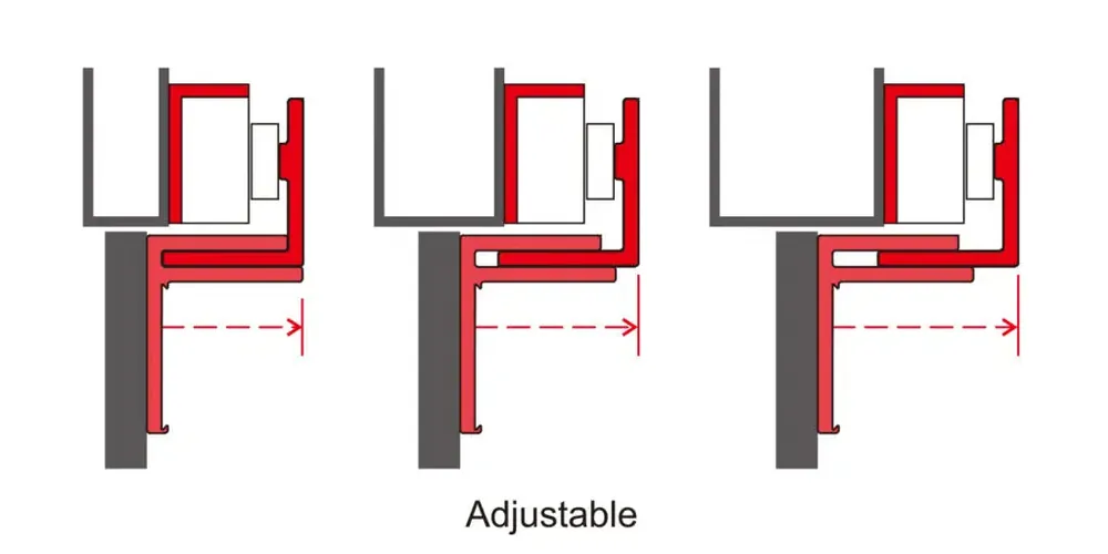 Seco-Larm E-941S-1K2B/ZQ Z-Brackets for 1,200-lb Series Electromagnetic Locks