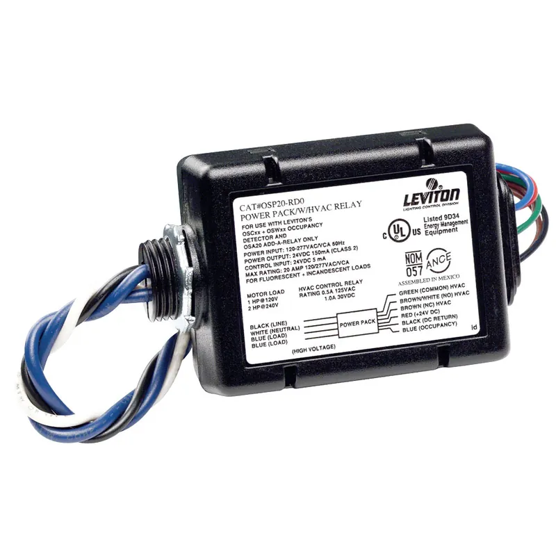Leviton OSP20-RDH Occupancy Sensor Power Pack 20 Amp
