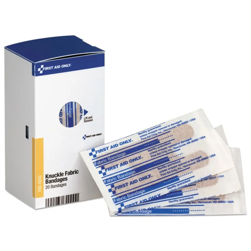 First Aid FAE-6200 First Aid Refill Bandages 20 Per Box