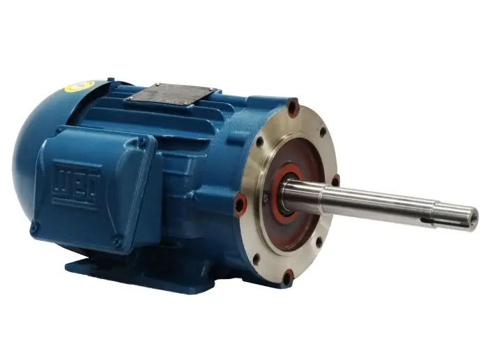 Weg 00536ET3E184JP-W22 W22 Motor, 5 HP, 3500 RPM, TEFC, 182/4JP, 3 PH, 208-230/460V