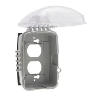 Nsi XD110C TORK Turtle Extra-Duty In-Use Weatherproof Outlet Cover, Single Gang 2.75 Inch