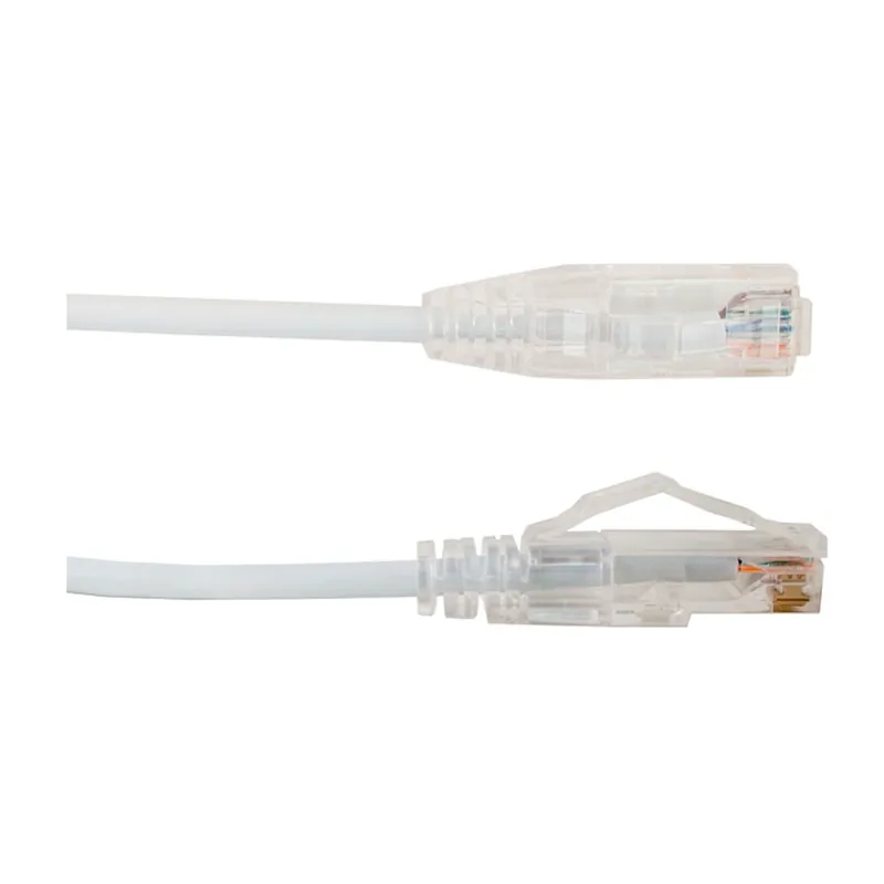 Vertical Cable 077-2080/10WH Cat6A Slim Snagless Patch Cord 10 feet