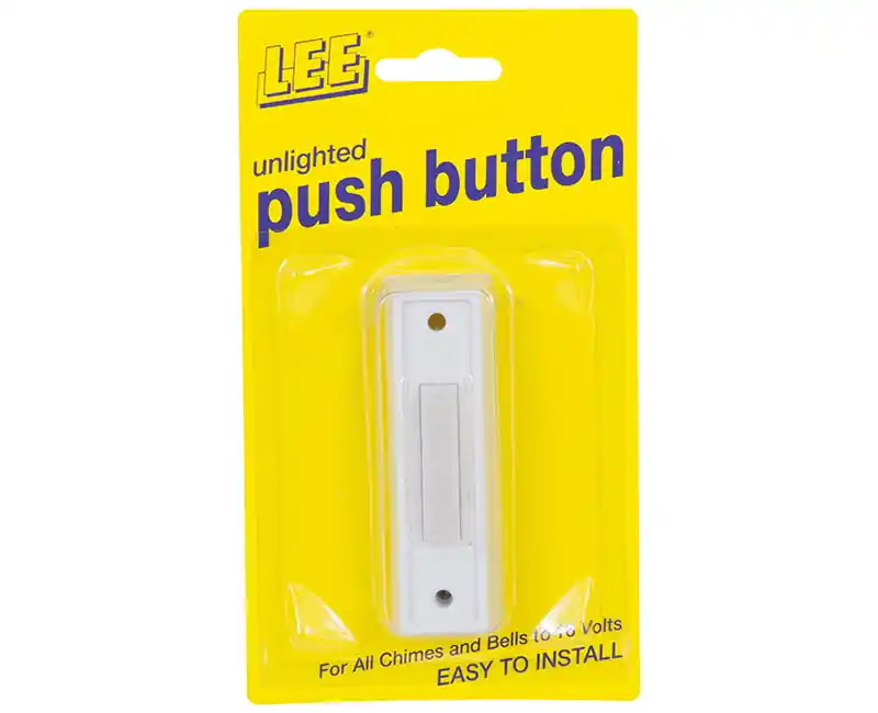 Lee Electric BC266W Push Button White On White Unlighted