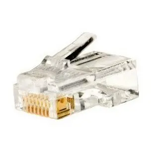 Steren 300-168 Rj45 8x8 Round Cable Modular Plug Ice Cu