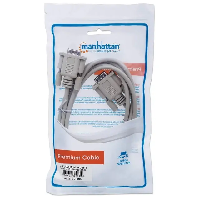 Manhattan Products 300735 VGA Monitor Cable 6ft