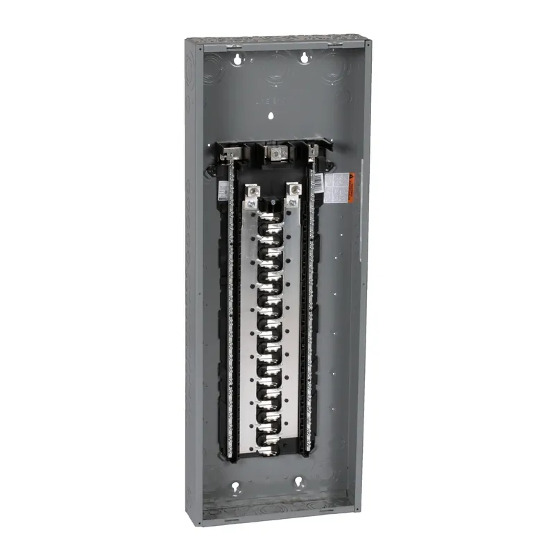 Square D HOM4284L225PGC Single-Phase Homeline Load Center with Ground Bar, Main Lug, 225A, 42 Spaces, 84 Circuits, Aluminum Bus, NEMA 1