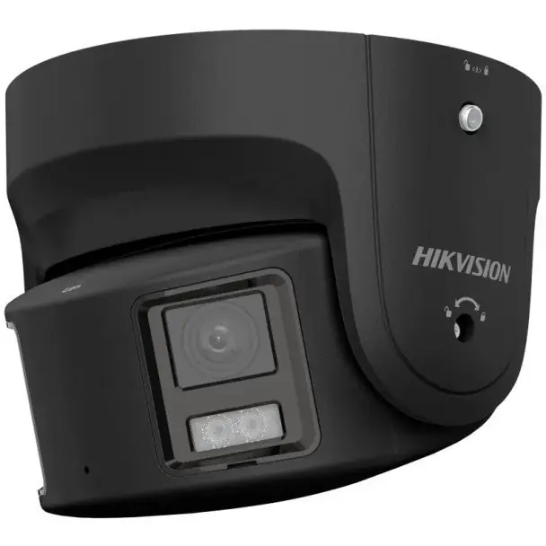 Hikvision DS-2CD2387G2P-LSU/SL 4mm Black 8 MP Panoramic ColorVu Fixed Turret Network Camera
