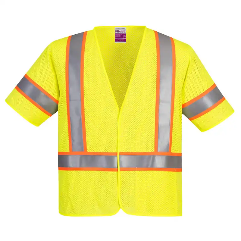 Portwest UFR24YER-2XL Class 3 FR Mesh Vest
