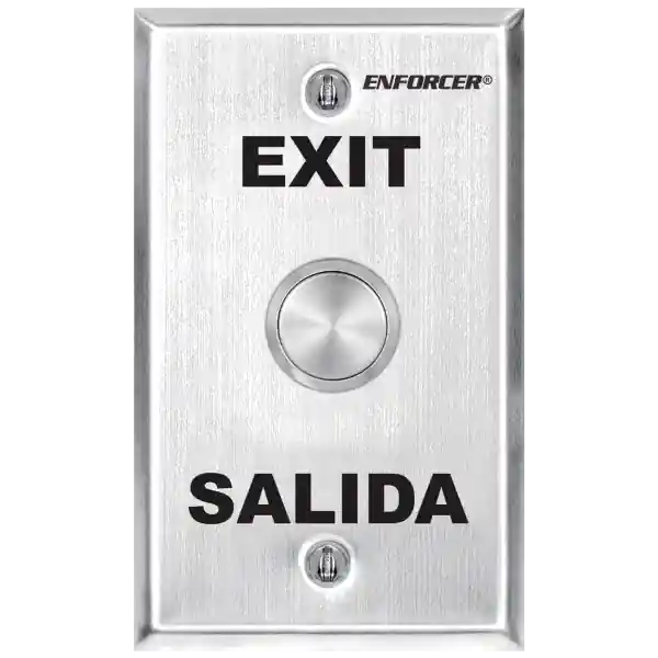 Seco-Larm SD-7204SGEX1Q Vandal-Resistant RTE Plate – Single-gang