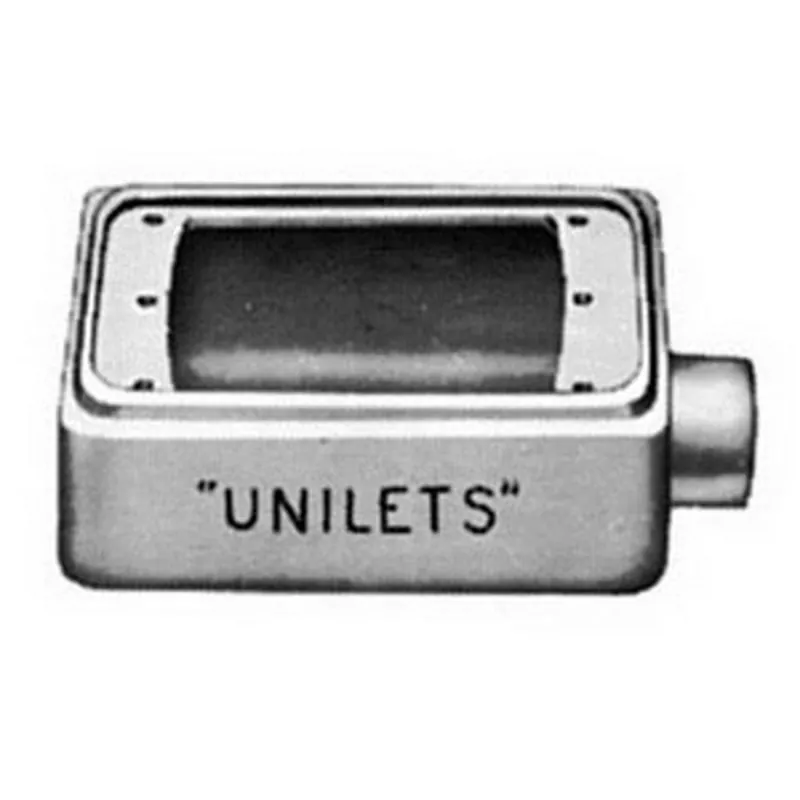 Appleton FS150A Unilets Type FS Heavy Duty Shallow Device Box 1/2 in