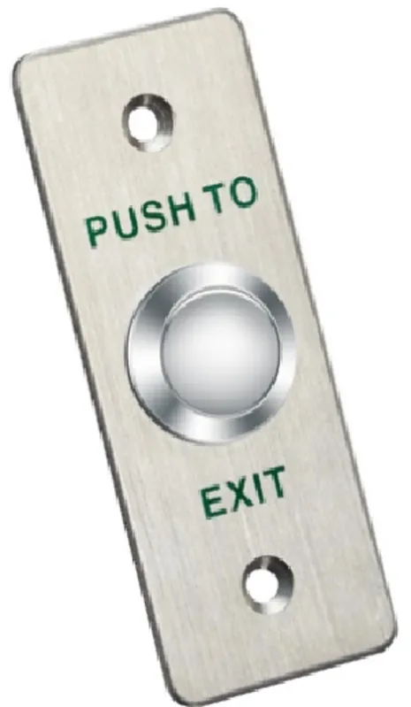 Hikvision DS-K7P02 Aluminum Exit Button for Hollow Doorframe and Embedded Electric Box