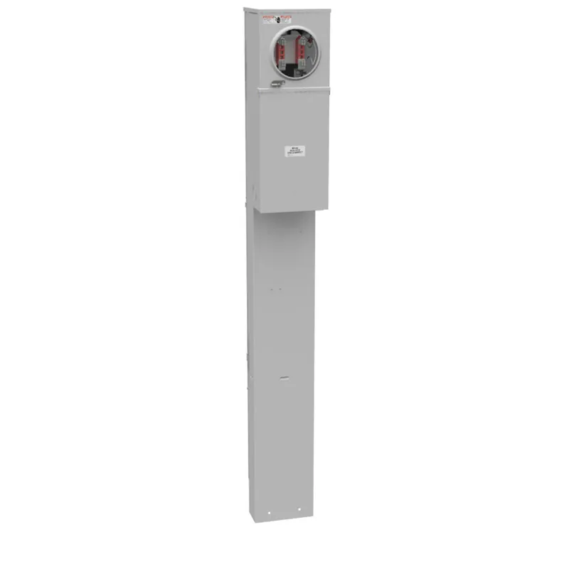 Milbank U5136-O-100S 4 Term Rngls Plain Top HRN Byps 1-100 AMP MN Brkr Sgl Ped Dir Bury