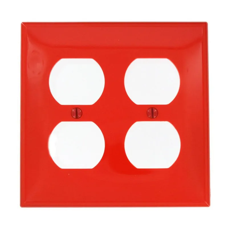 Leviton 80716-R Wallplate 2 Gangs 4.5in H x 4.562in W