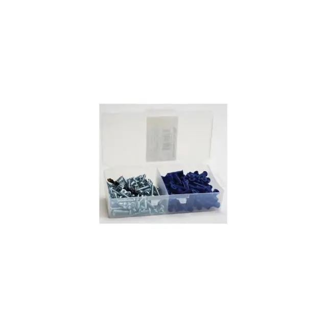 Itm 807AK0011 1/4 inches Conical Plastic Anchor Kit with Drill Bit 100p