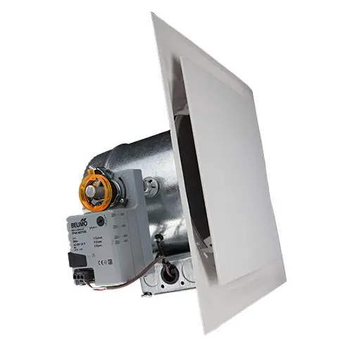 Io Hvac Controls VD-12 Dampers 24 inches x 24 inches, 12 inches Neck Diffuser w/ Thermostat, 118 To 710 Cfm Range Vav Diffuser