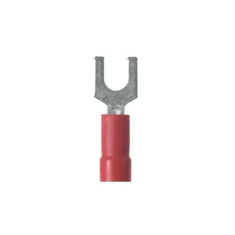 Panduit EV18-6FB-Q Stronghold Vinyl Insulated Fork Terminal 22-18 AWG #6 Stud Size