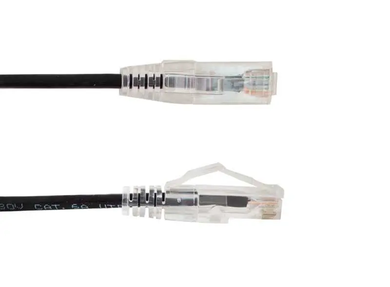 Vertical Cable 077-2010/05BK Cat6A Slim Patch Cable 0.5ft