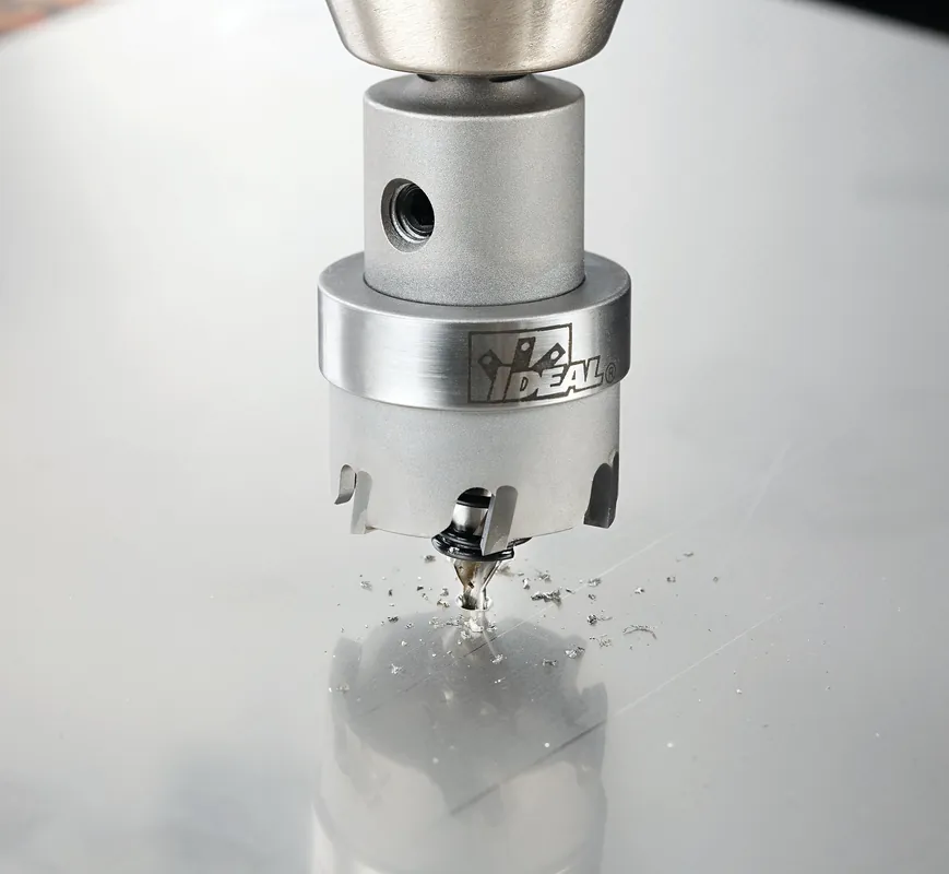 Ideal 36-318 TKO Carbide Tipped Hole Cutter, 4-1/2 IN Hole, For 4 IN Conduit Pipe