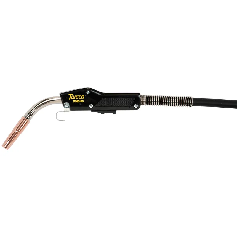 Tweco 10201113 Professional Classic No. 2 200 Amp 0.030 inches - 0.035 inches Air Cooled MIG Gun 15 feet Cable Tweco Style Connector