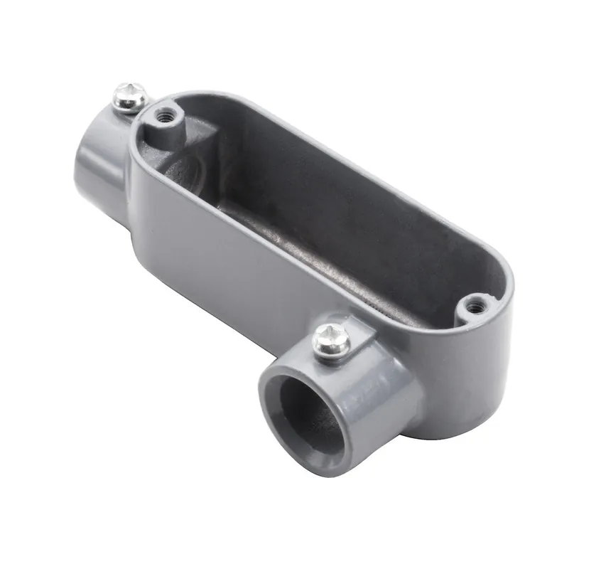 Topaz ELL7 2-1/2 inches Aluminum EMT "LL" Conduit Body