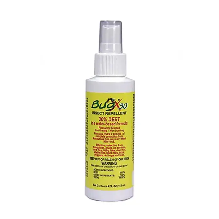 Coretex 12651 Bug X 30 Insect Repellent, 30% Deet, 4oz Pump Spray Bottle